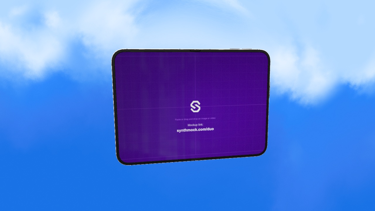 DUO 027 — iPhone Duo 3D mockup template